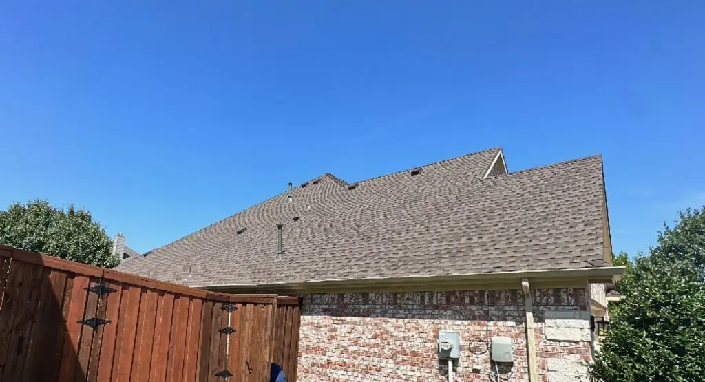Completed roof replacement project in Montecito